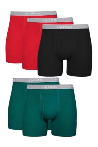 Hanes Men's Boxer Briefs, Cool Dri Moisture-Wicking Underwear