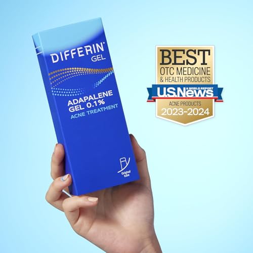 Differin Acne Treatment Gel, 45g Tube, Pack of 2 (Packaging May Vary)