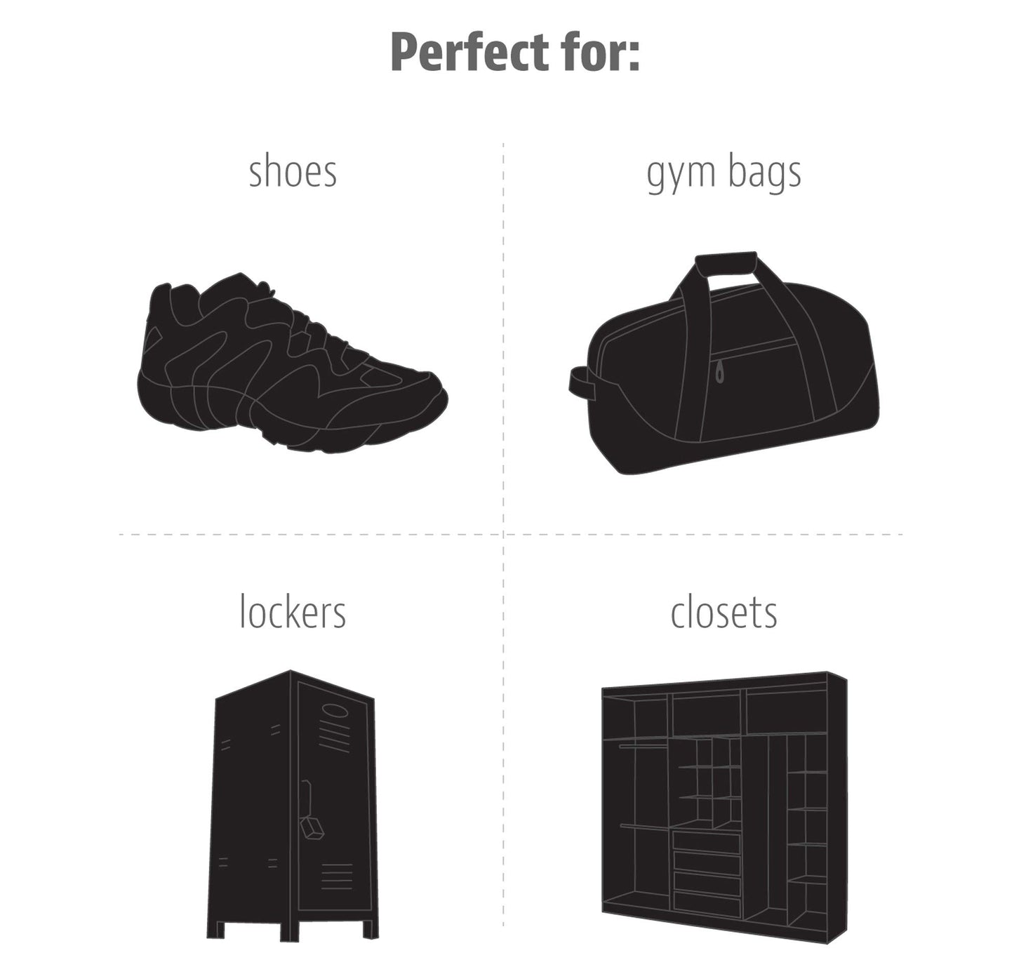 Odor-Fighting Shoe Fresheners, Eliminates Unpleasant Smells- 2 Pack