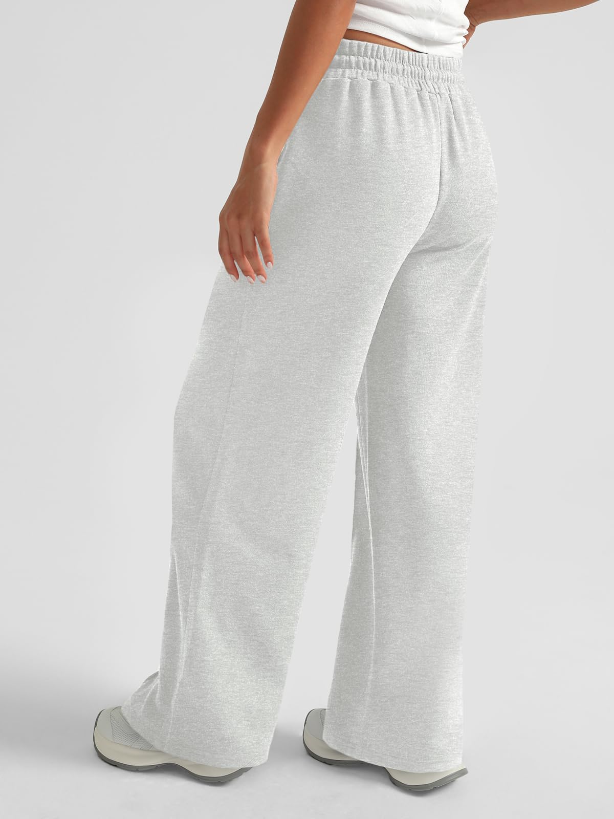 AUTOMET Women's Wide Leg Sweatpants, High Waisted Baggy Pants