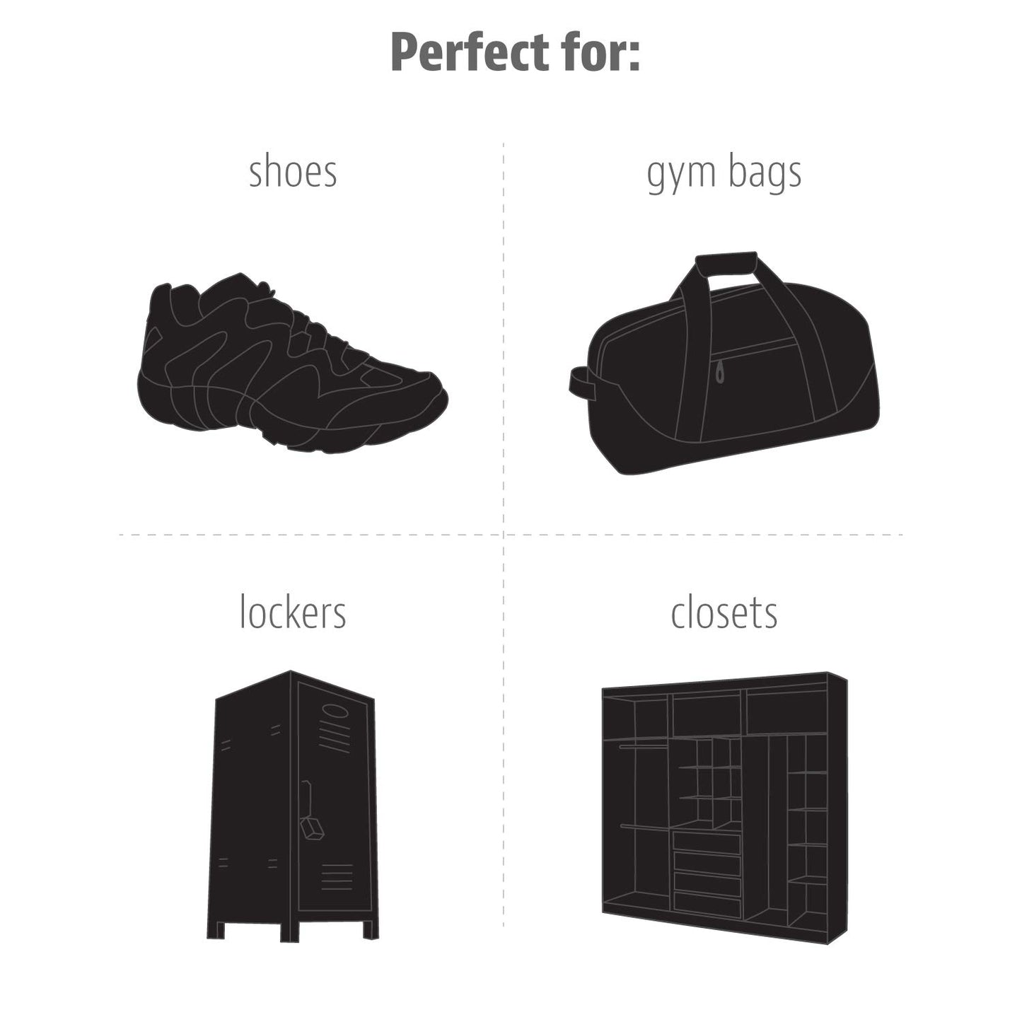 Odor-Fighting Shoe Fresheners, Eliminates Unpleasant Smells- 2 Pack
