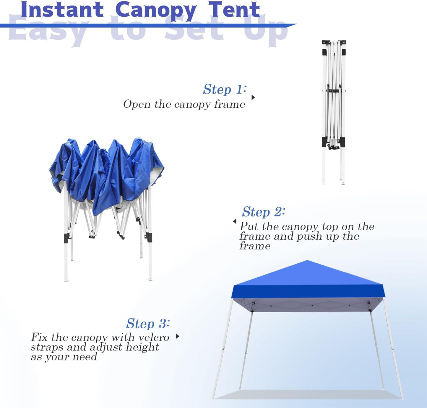 10X10 FT Pop Up Canopy Instant Tent