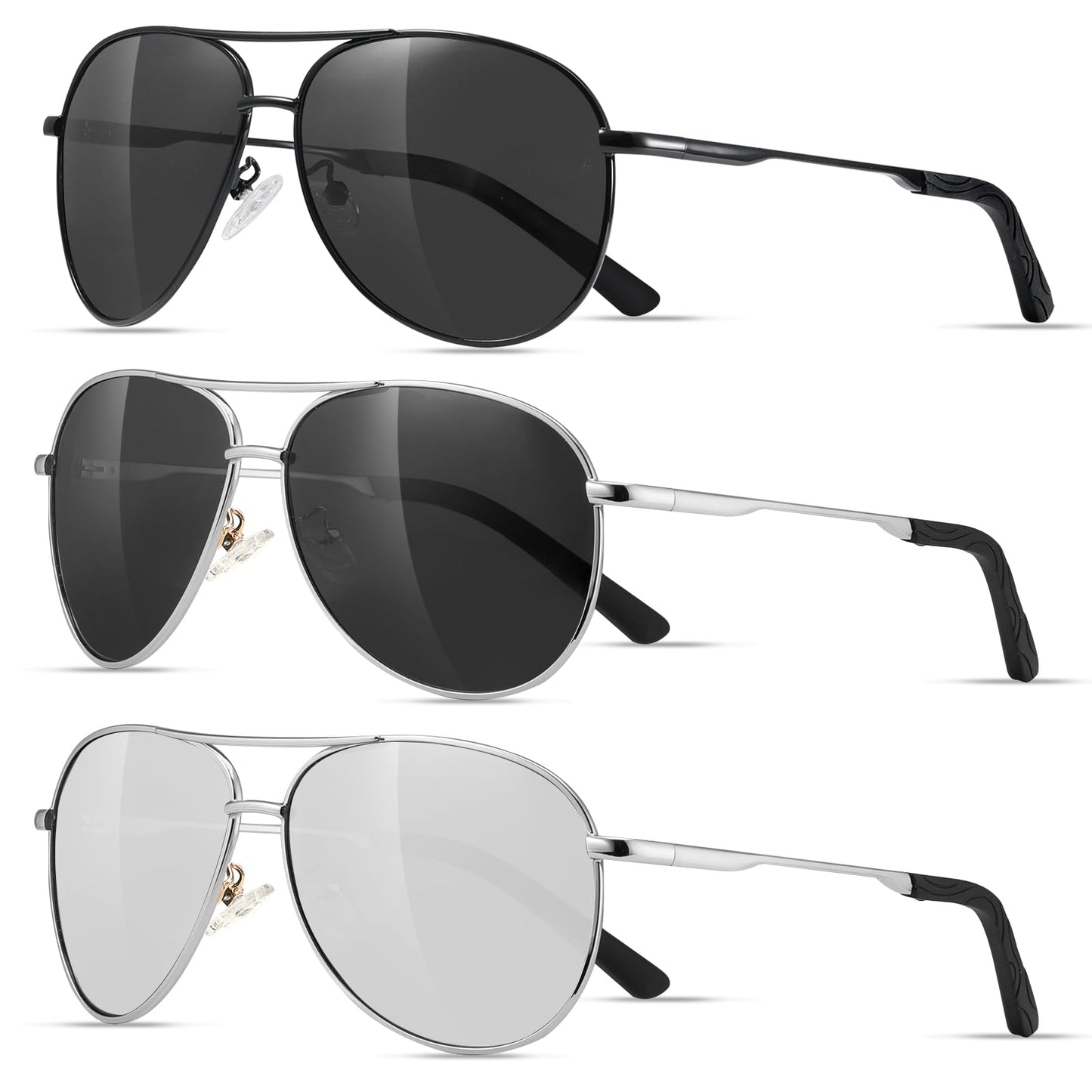 Eiuizah Polarized Aviator Sunglasses with UV Protection