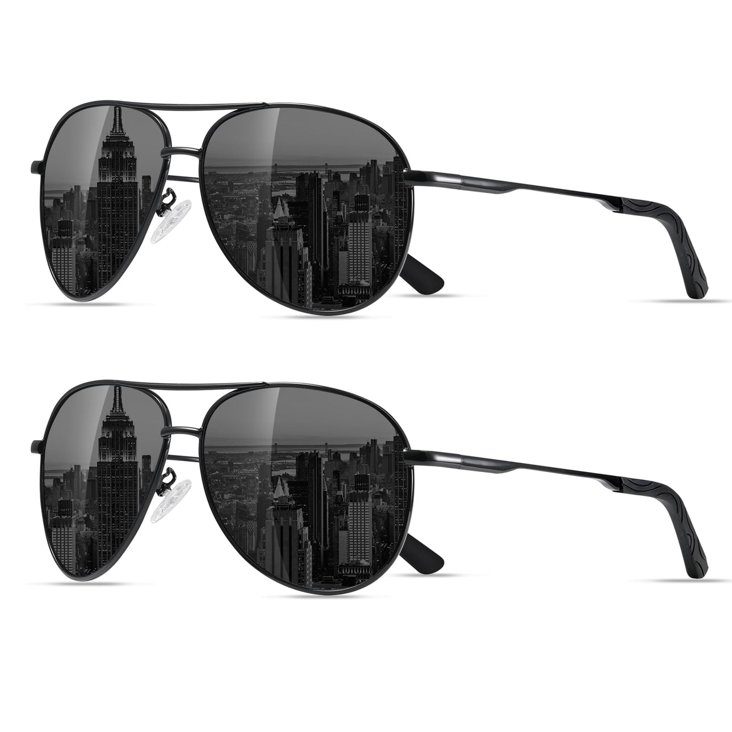 Eiuizah Polarized Aviator Sunglasses with UV Protection