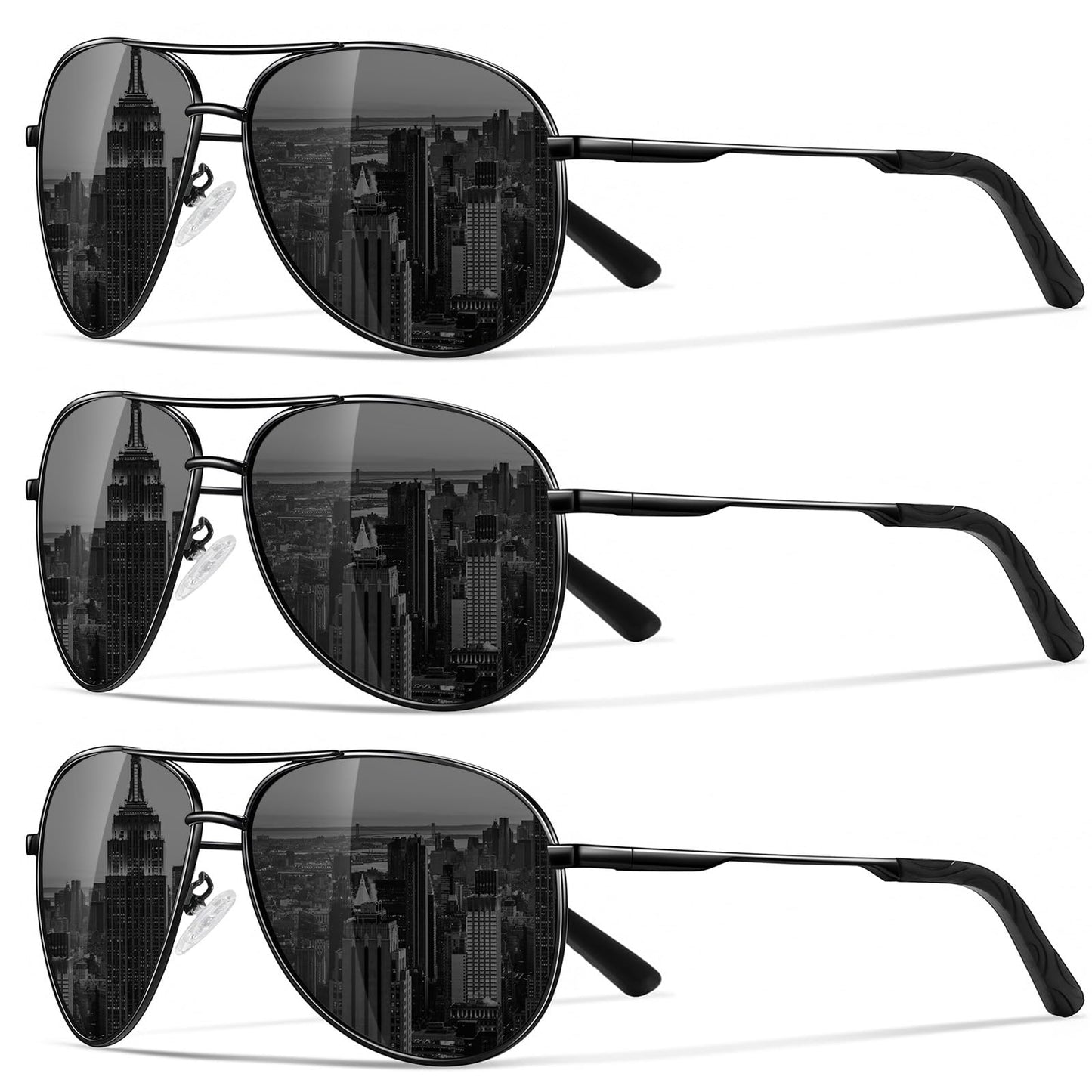 Eiuizah Polarized Aviator Sunglasses with UV Protection