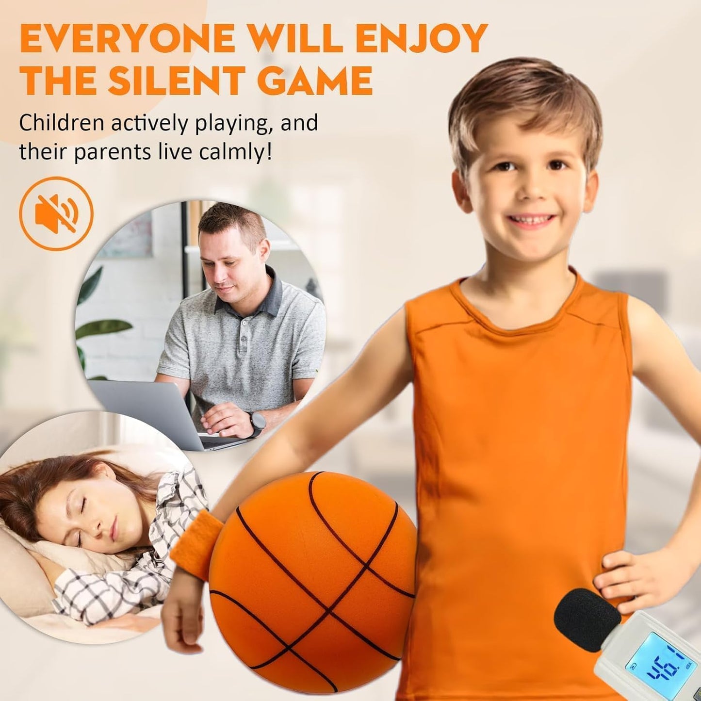 2025 Upgrade Dribble Dream Silent Basketball