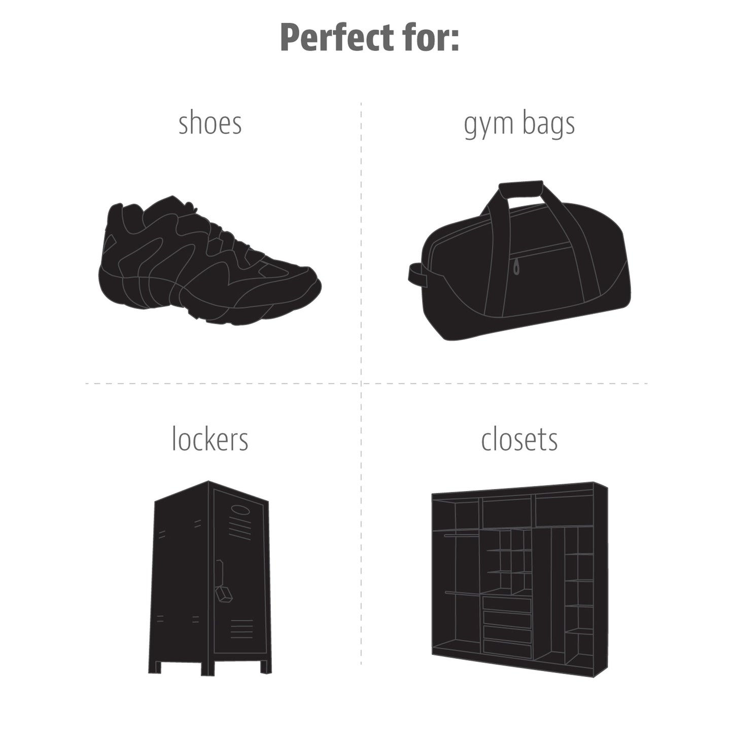 Odor-Fighting Shoe Fresheners, Eliminates Unpleasant Smells- 2 Pack