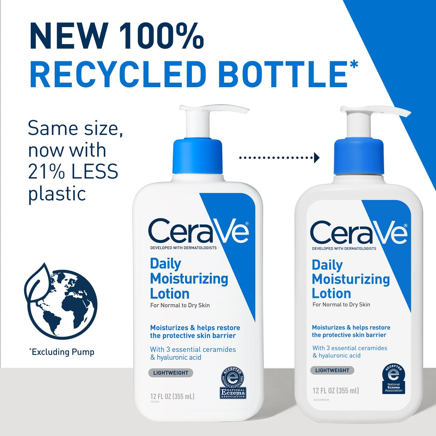 CeraVe Daily Moisturizing Lotion for Dry Skin, Oil-Free, 12 Ounce
