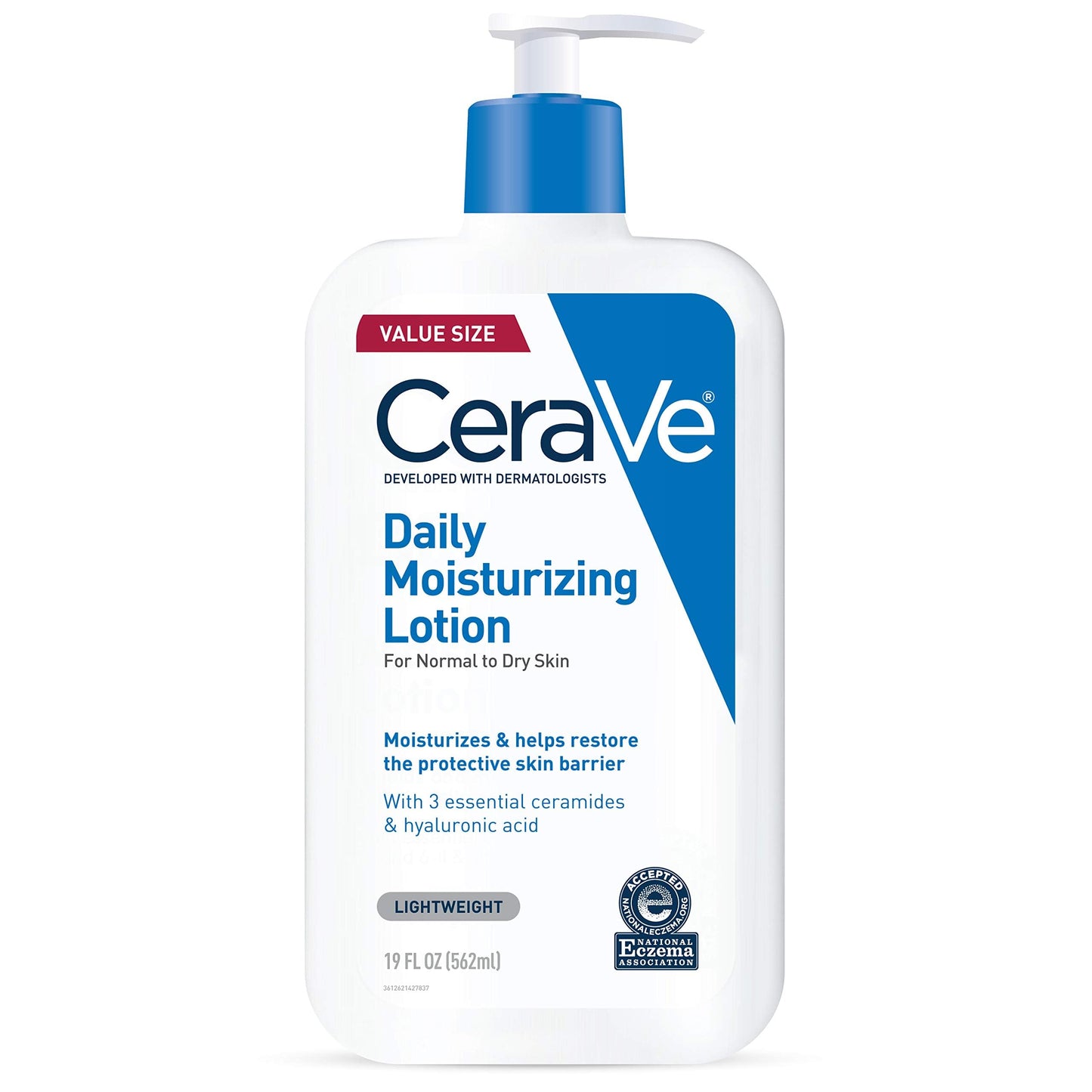 CeraVe Daily Moisturizing Lotion for Dry Skin, Oil-Free, 12 Ounce