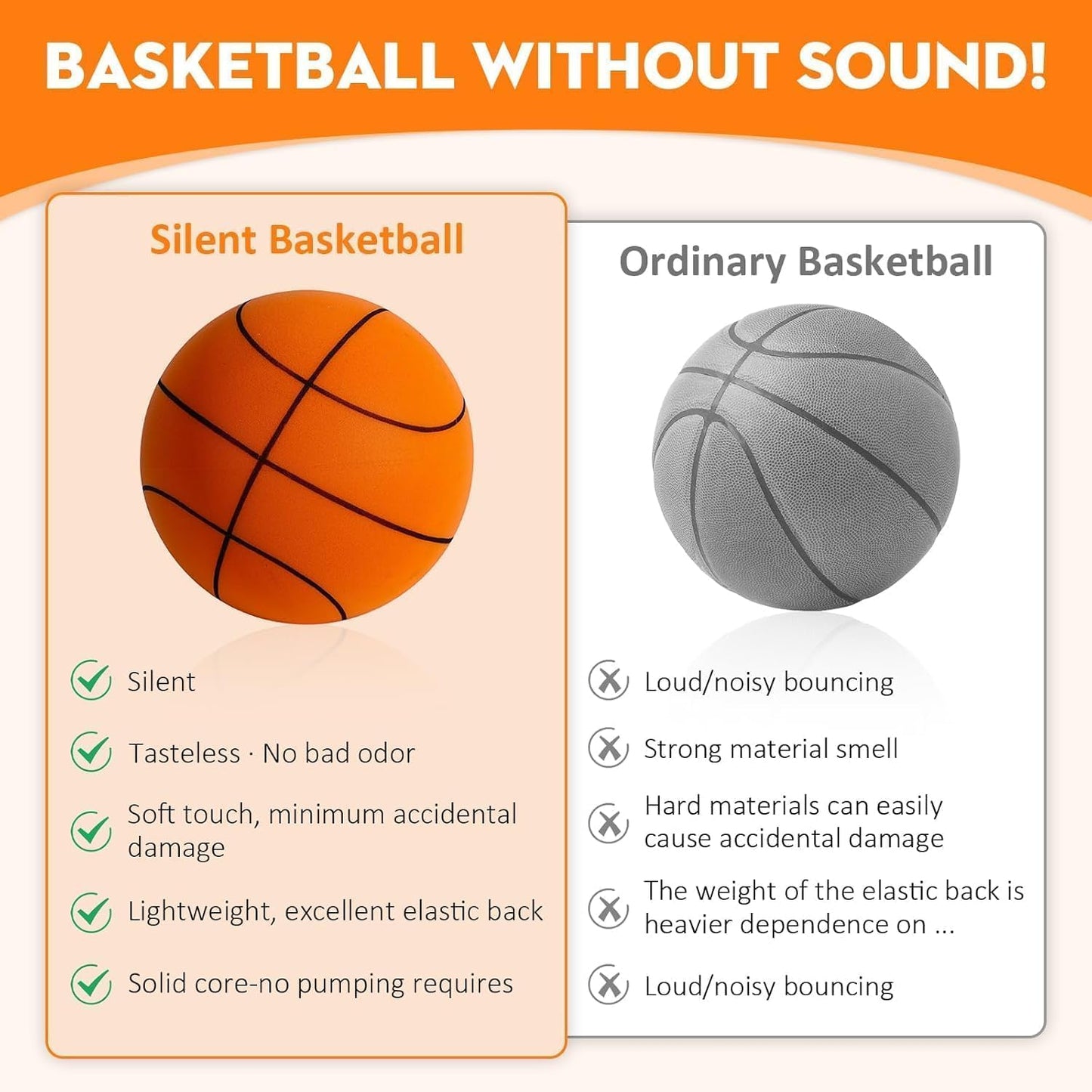 2025 Upgrade Dribble Dream Silent Basketball