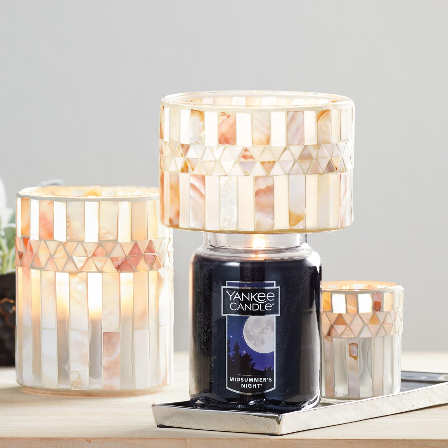 Yankee Candle MidSummer's Night Scented -22oz with Over 110 Hours of Burn Time