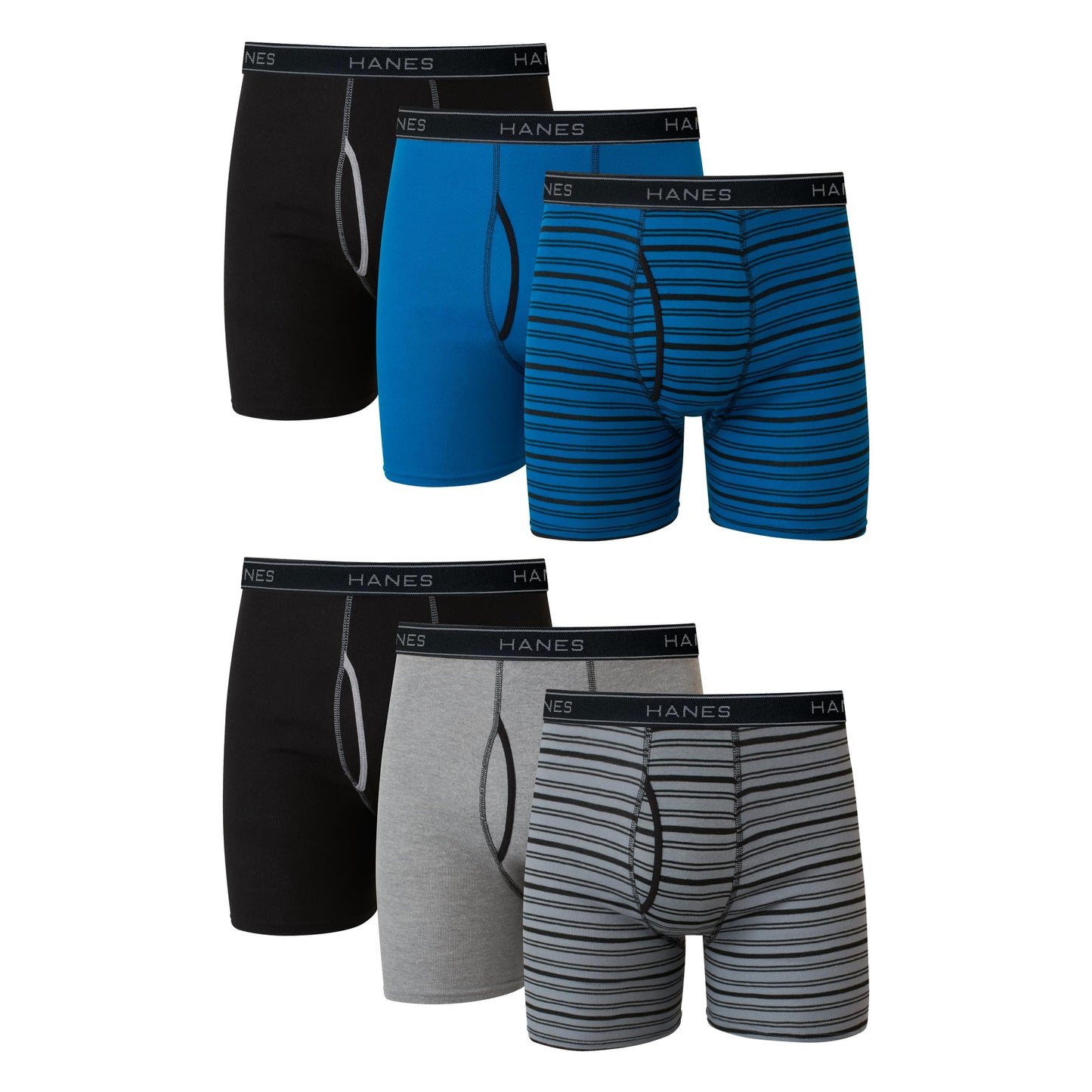 Hanes Men's Boxer Briefs, Cool Dri Moisture-Wicking Underwear