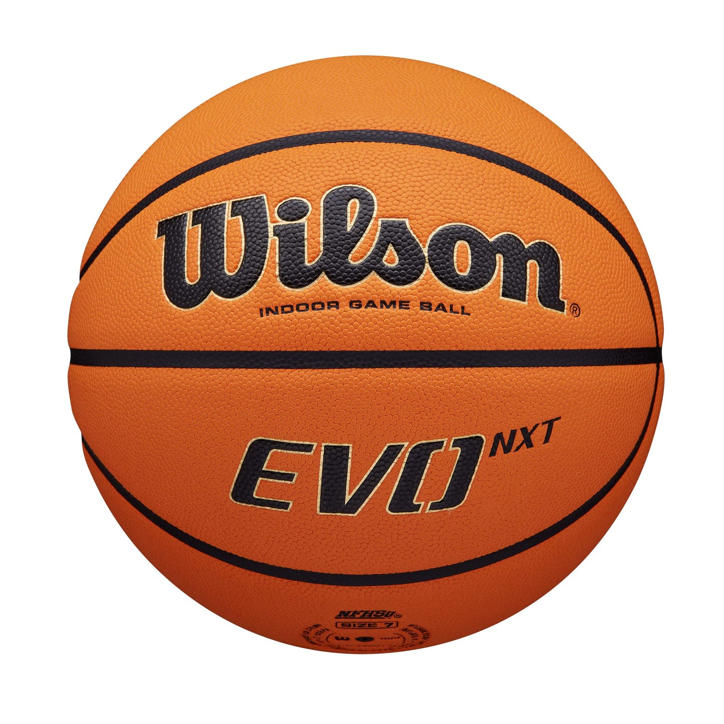 WILSON NCAA Evo NXT Official Indoor Game Basketballs - Sizes 6 and 7