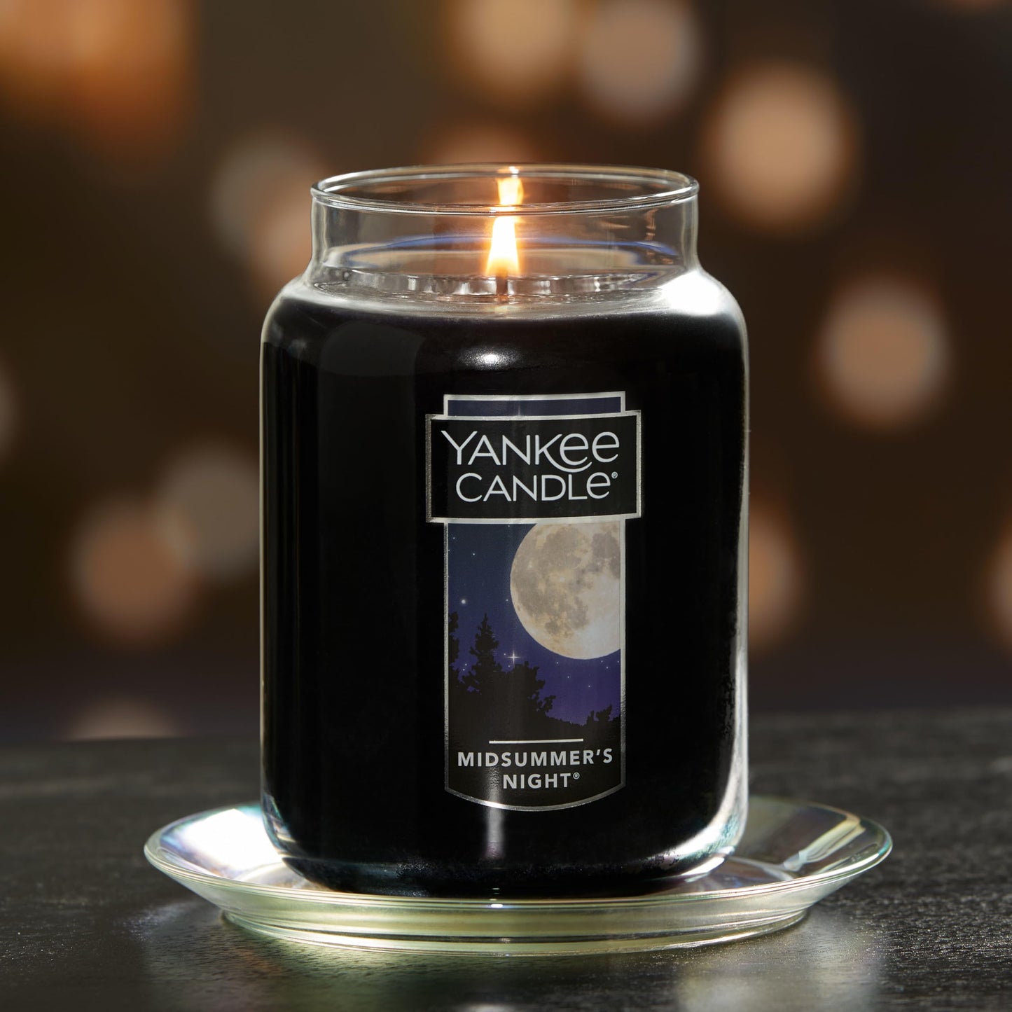 Yankee Candle MidSummer's Night Scented -22oz with Over 110 Hours of Burn Time