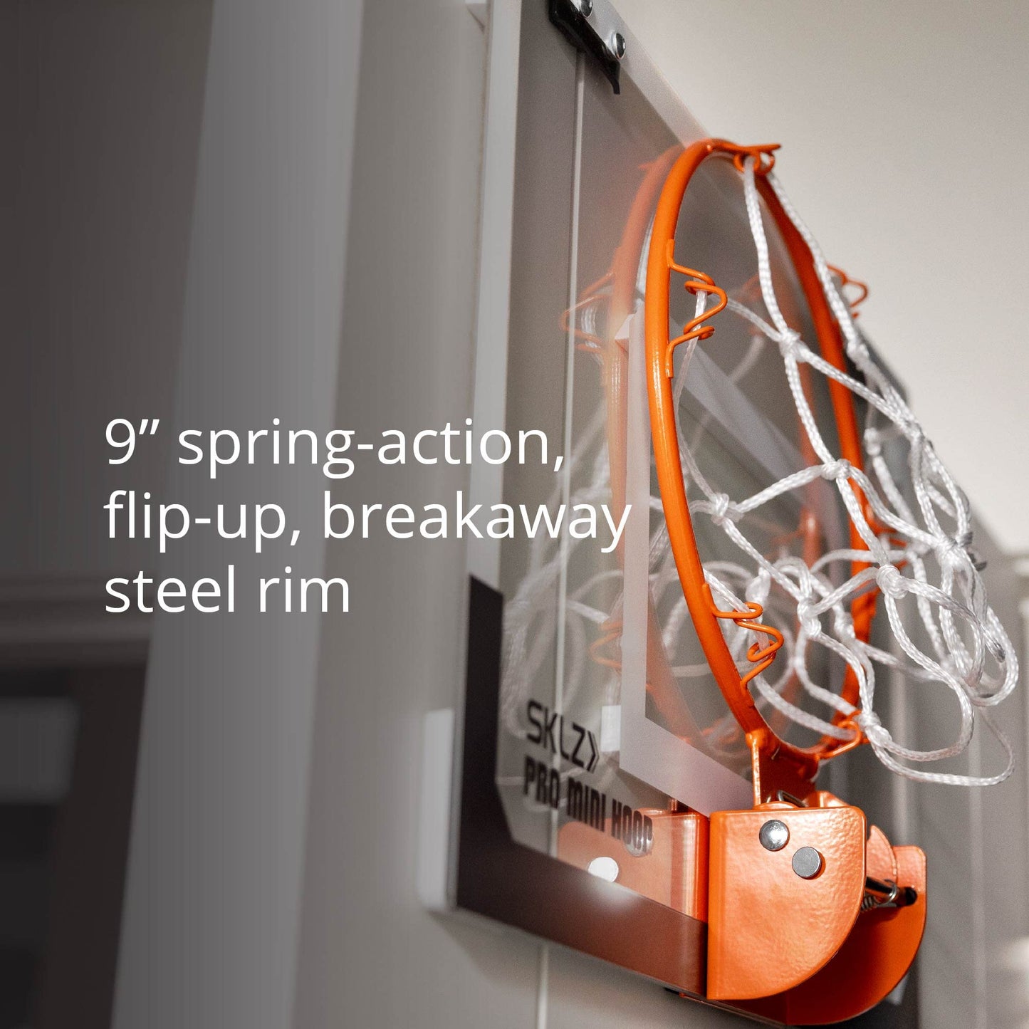 SKLZ Pro Mini Indoor Basketball Hoop - Over The Door – Portable