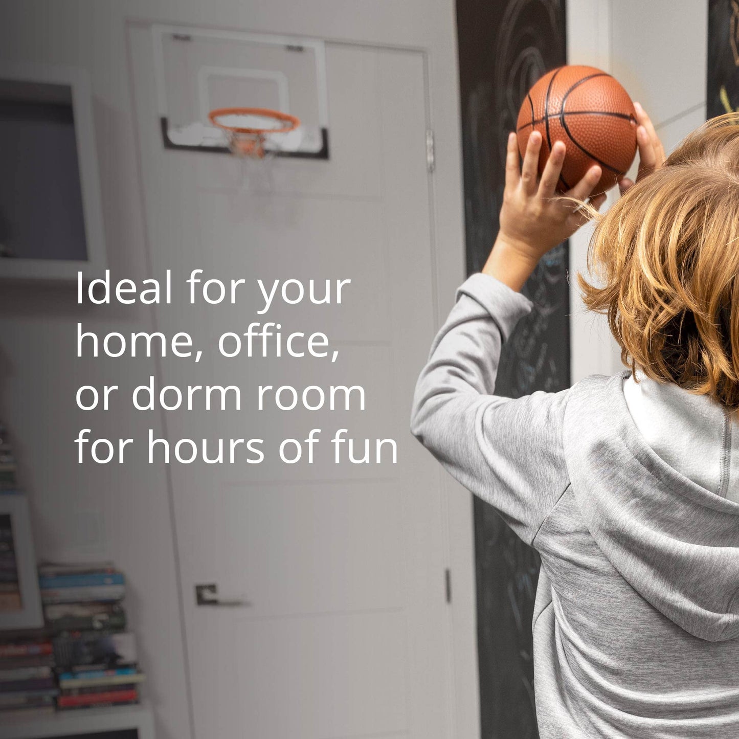 SKLZ Pro Mini Indoor Basketball Hoop - Over The Door – Portable