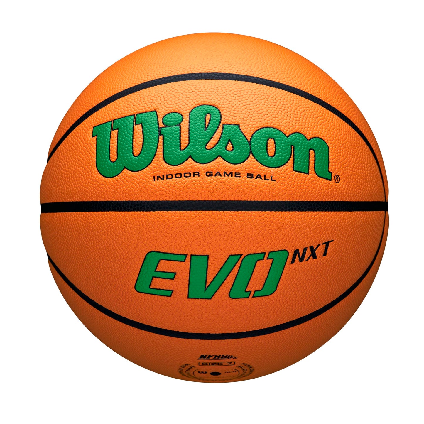 WILSON NCAA Evo NXT Official Indoor Game Basketballs - Sizes 6 and 7