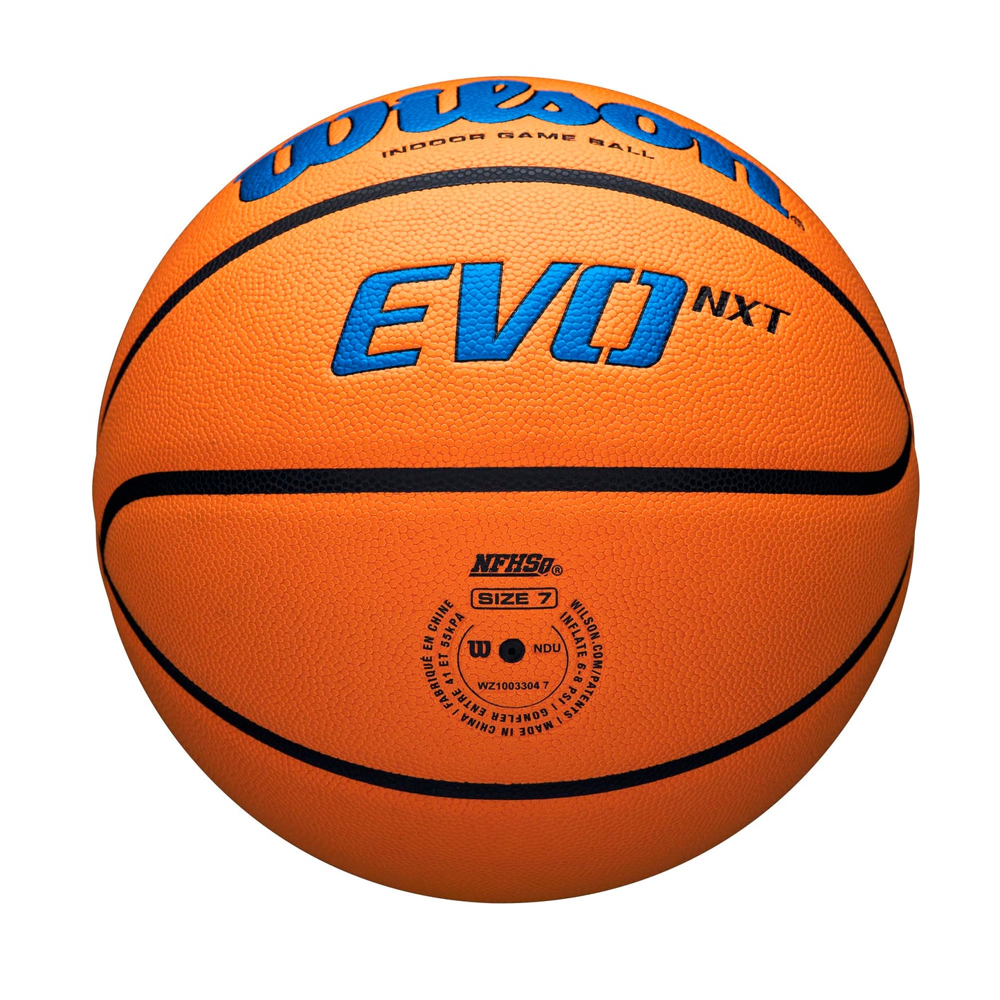 WILSON NCAA Evo NXT Official Indoor Game Basketballs - Sizes 6 and 7