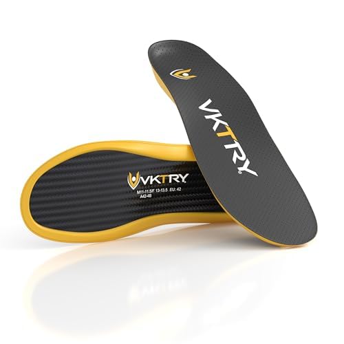 VKTRY Gold Carbon Fiber Performance Insoles –Customized Inserts