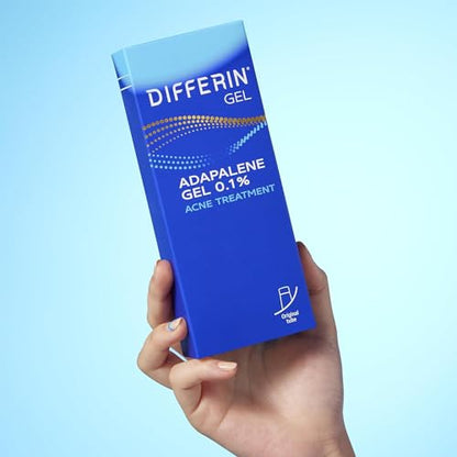 Differin Acne Treatment Gel, 45g Tube, Pack of 2 (Packaging May Vary)