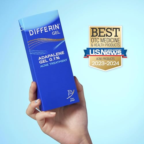 Differin Acne Treatment Gel, 45g Tube, Pack of 2 (Packaging May Vary)