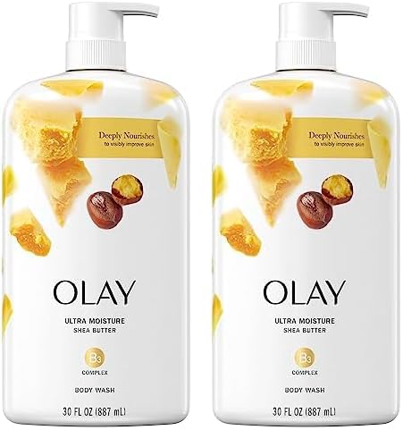 Olay Ultra Moisture Body Wash with Shea Butter, 30 Oz (Pack of 2)