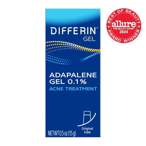 Differin Acne Treatment Gel, 45g Tube, Pack of 2 (Packaging May Vary)