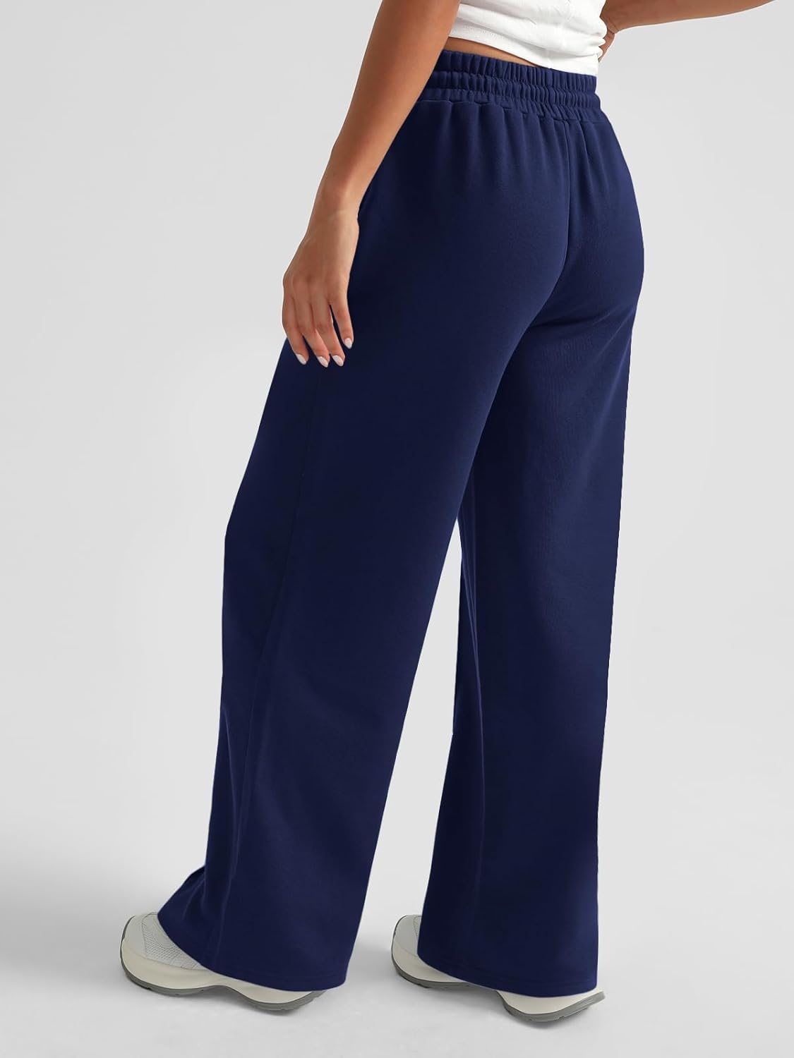 AUTOMET Women's Wide Leg Sweatpants, High Waisted Baggy Pants