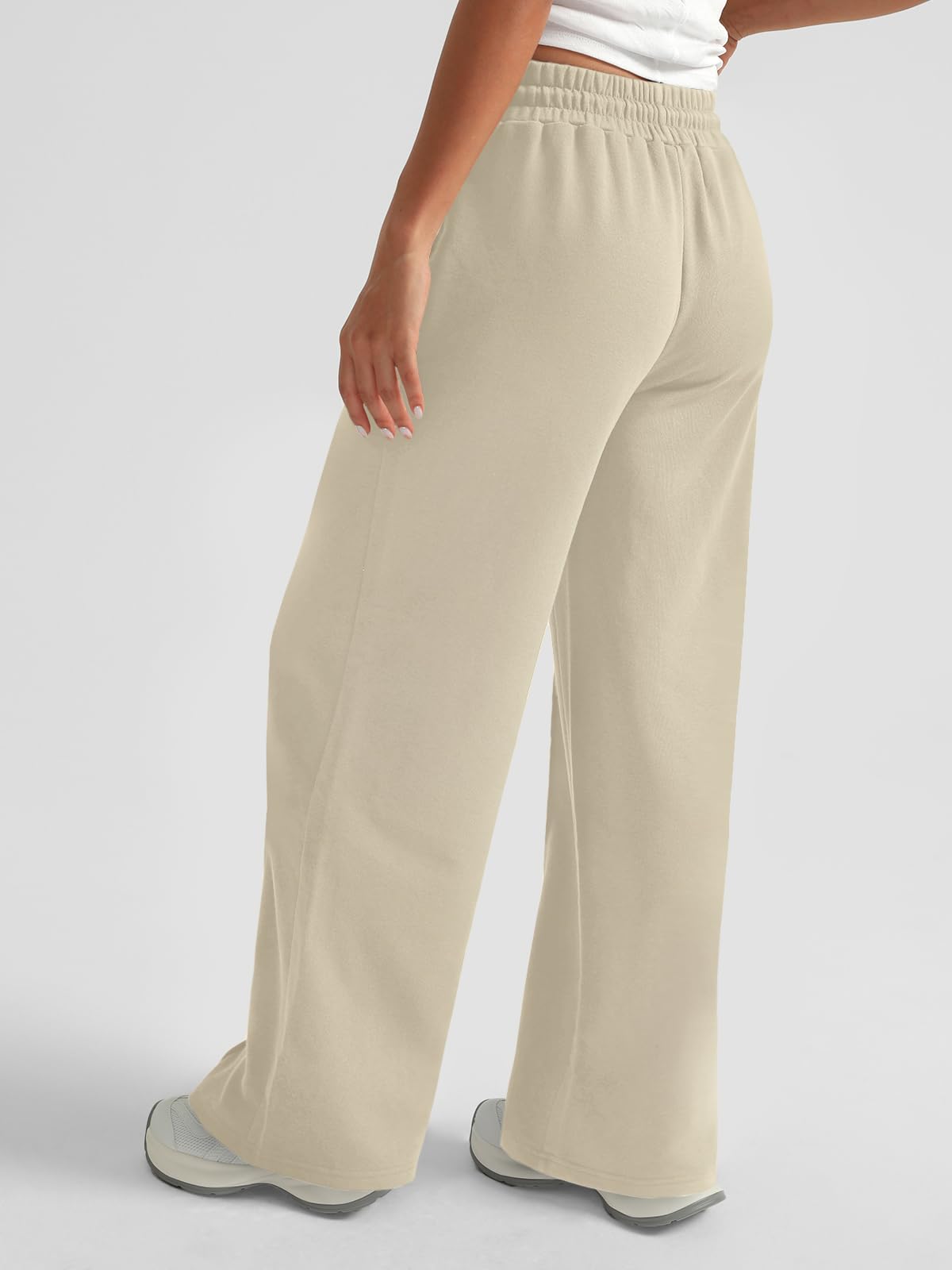 AUTOMET Women's Wide Leg Sweatpants, High Waisted Baggy Pants