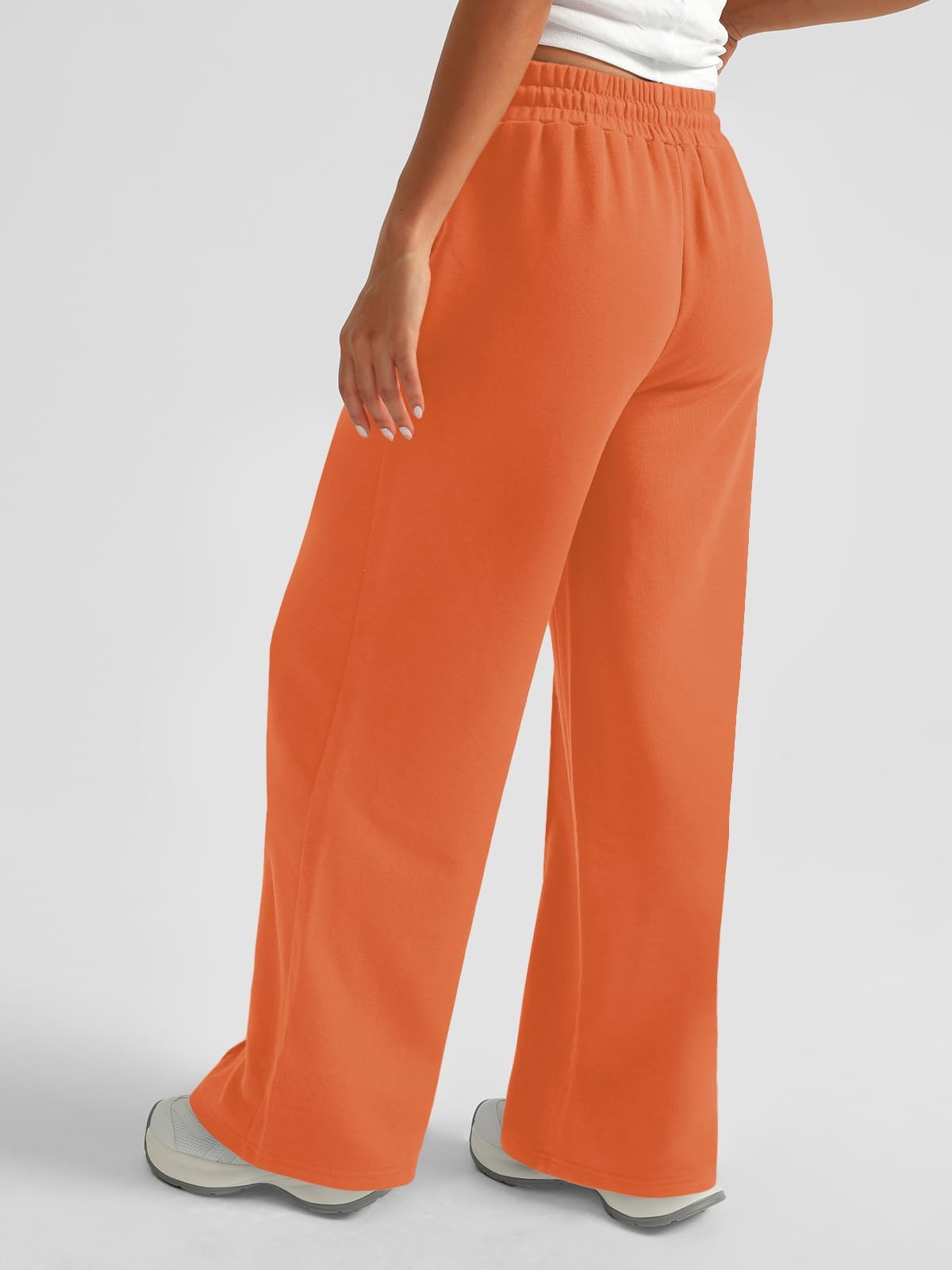 AUTOMET Women's Wide Leg Sweatpants, High Waisted Baggy Pants