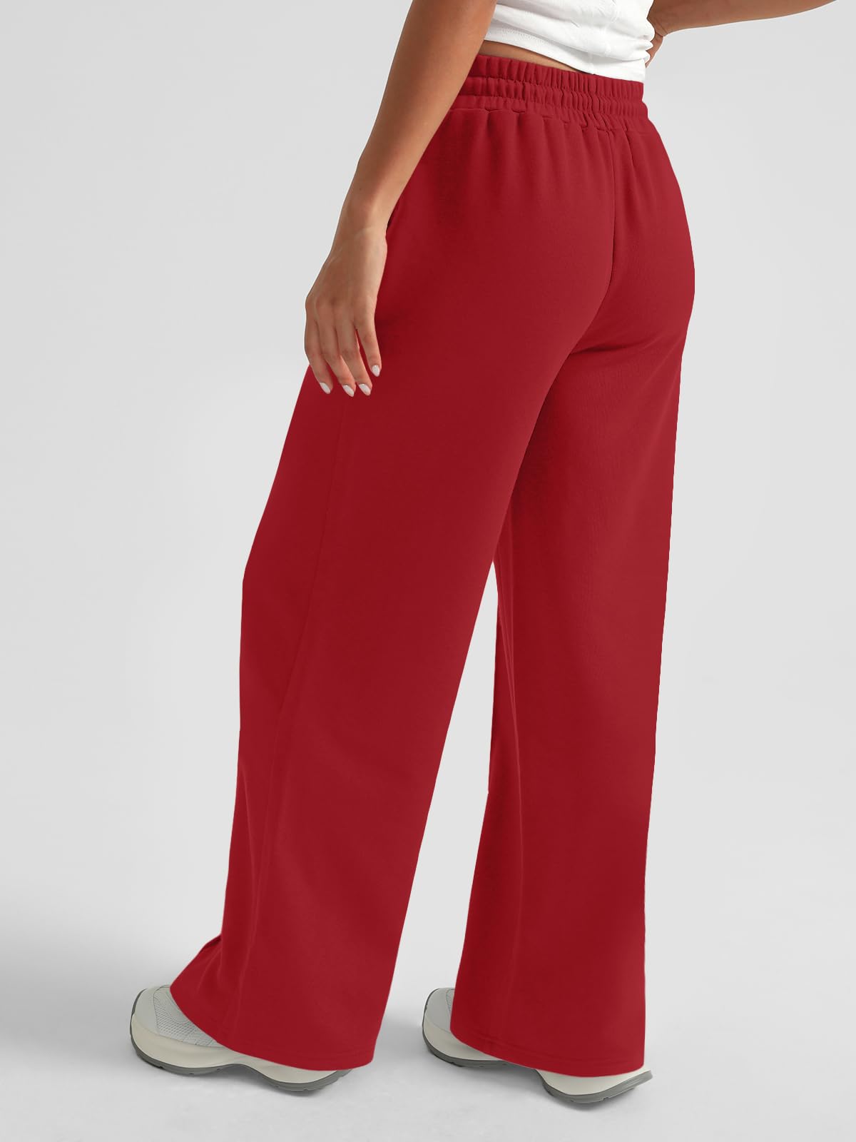 AUTOMET Women's Wide Leg Sweatpants, High Waisted Baggy Pants
