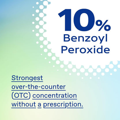 Differin Acne Face Wash with 10% Benzoyl Peroxide, 5 oz.