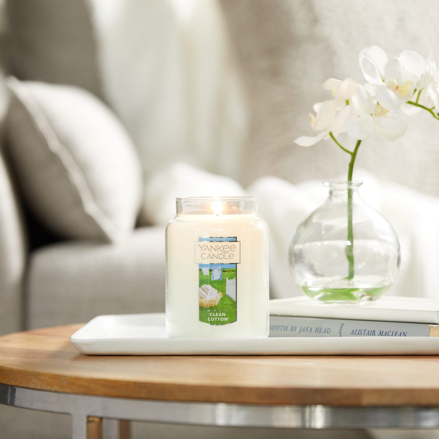 Yankee Candle MidSummer's Night Scented -22oz with Over 110 Hours of Burn Time