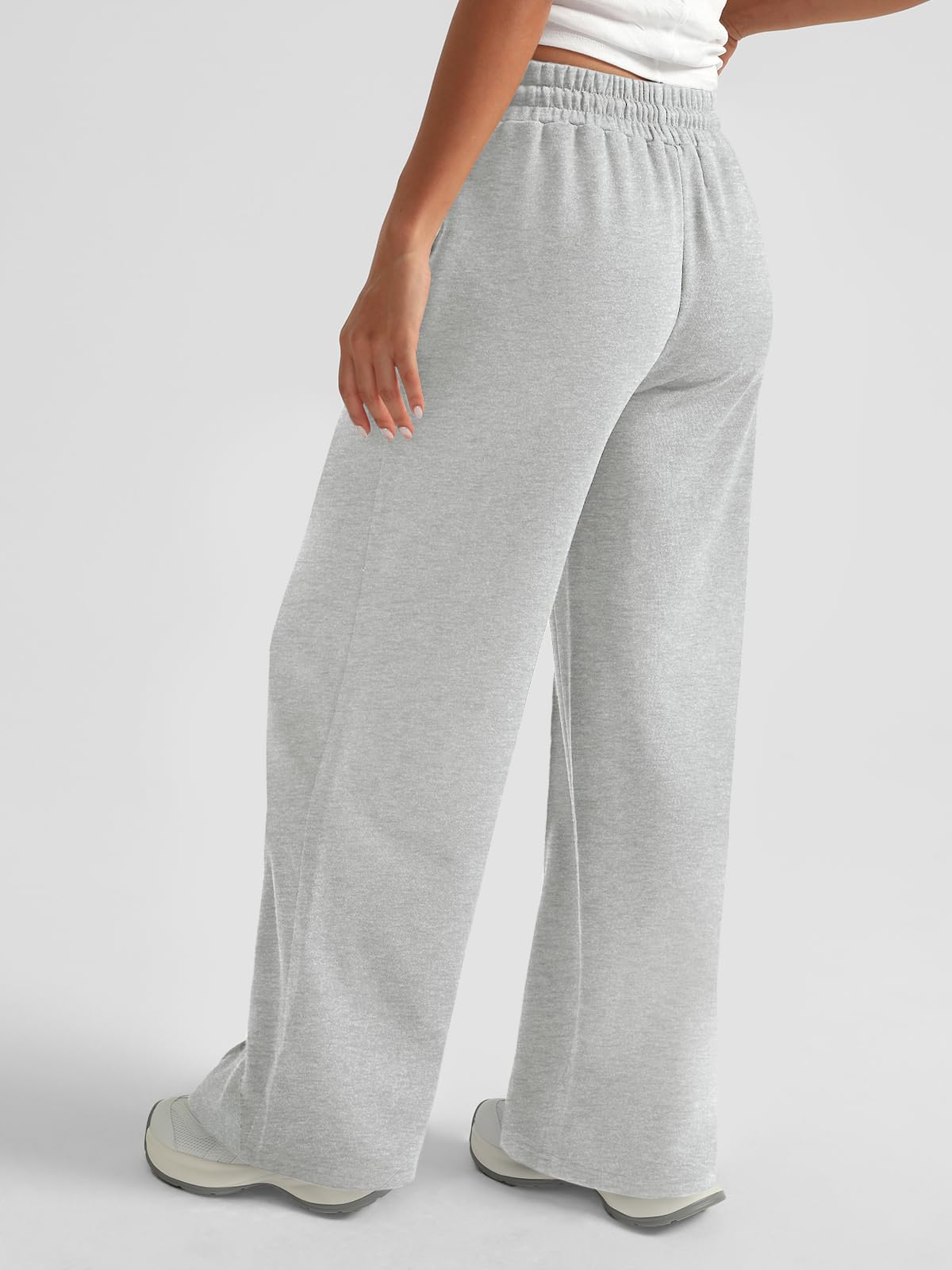 AUTOMET Women's Wide Leg Sweatpants, High Waisted Baggy Pants