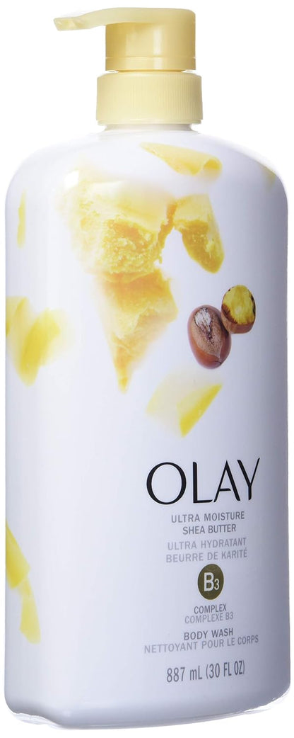 Olay Ultra Moisture Body Wash with Shea Butter, 30 Oz (Pack of 2)