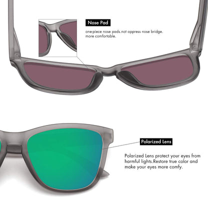 MEETSUN Polarized Sunglasses-Classic Retro Designer Style