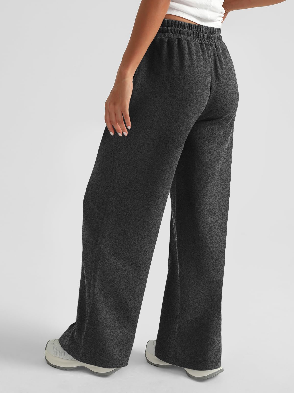 AUTOMET Women's Wide Leg Sweatpants, High Waisted Baggy Pants