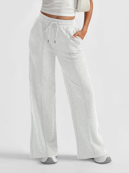 AUTOMET Women's Wide Leg Sweatpants, High Waisted Baggy Pants