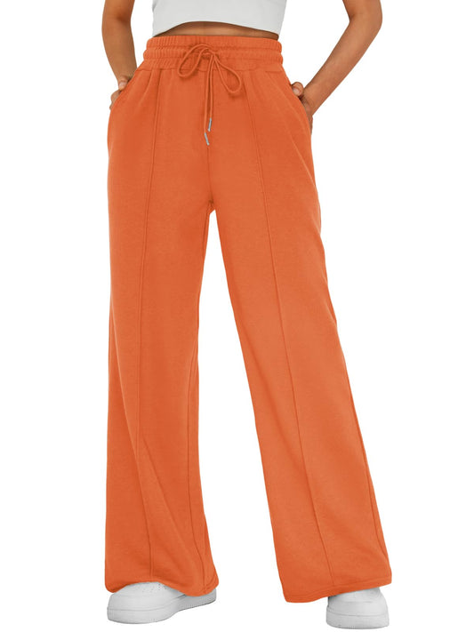 AUTOMET Women's Wide Leg Sweatpants, High Waisted Baggy Pants