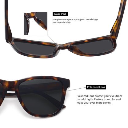 MEETSUN Polarized Sunglasses-Classic Retro Designer Style