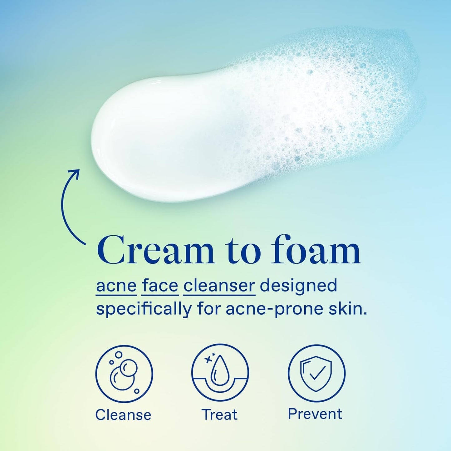 Differin Acne Face Wash with 10% Benzoyl Peroxide, 5 oz.