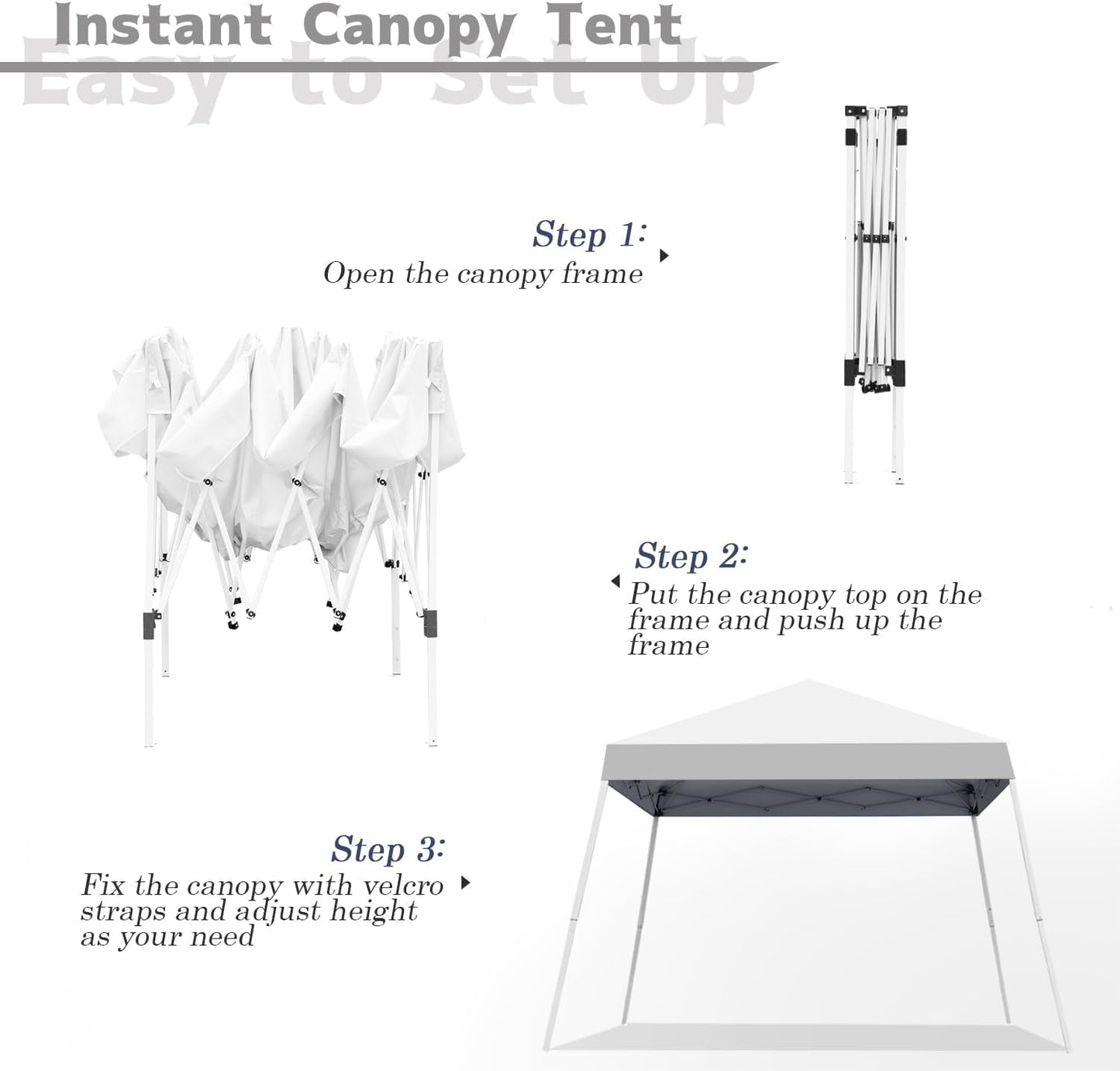 10X10 FT Pop Up Canopy Instant Tent