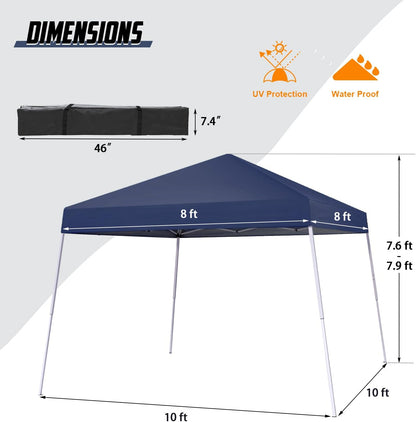 10X10 FT Pop Up Canopy Instant Tent