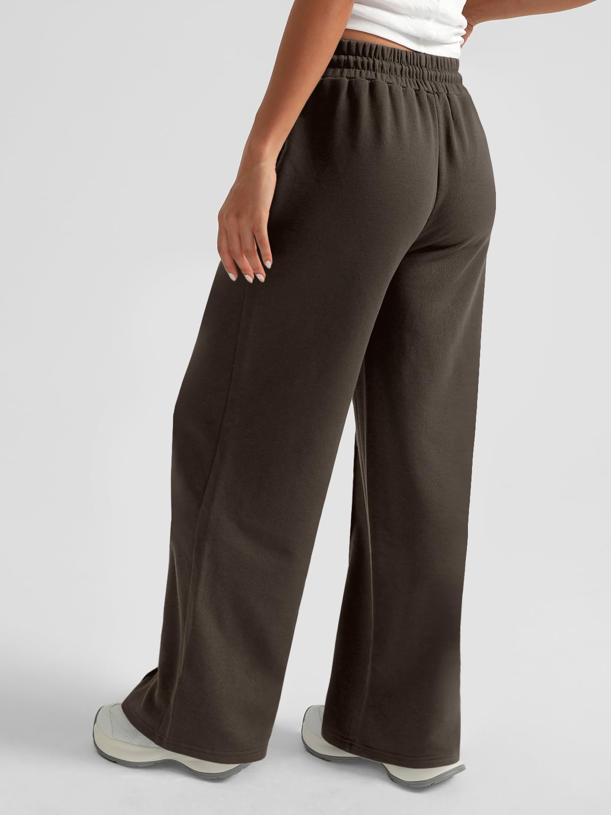 AUTOMET Women's Wide Leg Sweatpants, High Waisted Baggy Pants