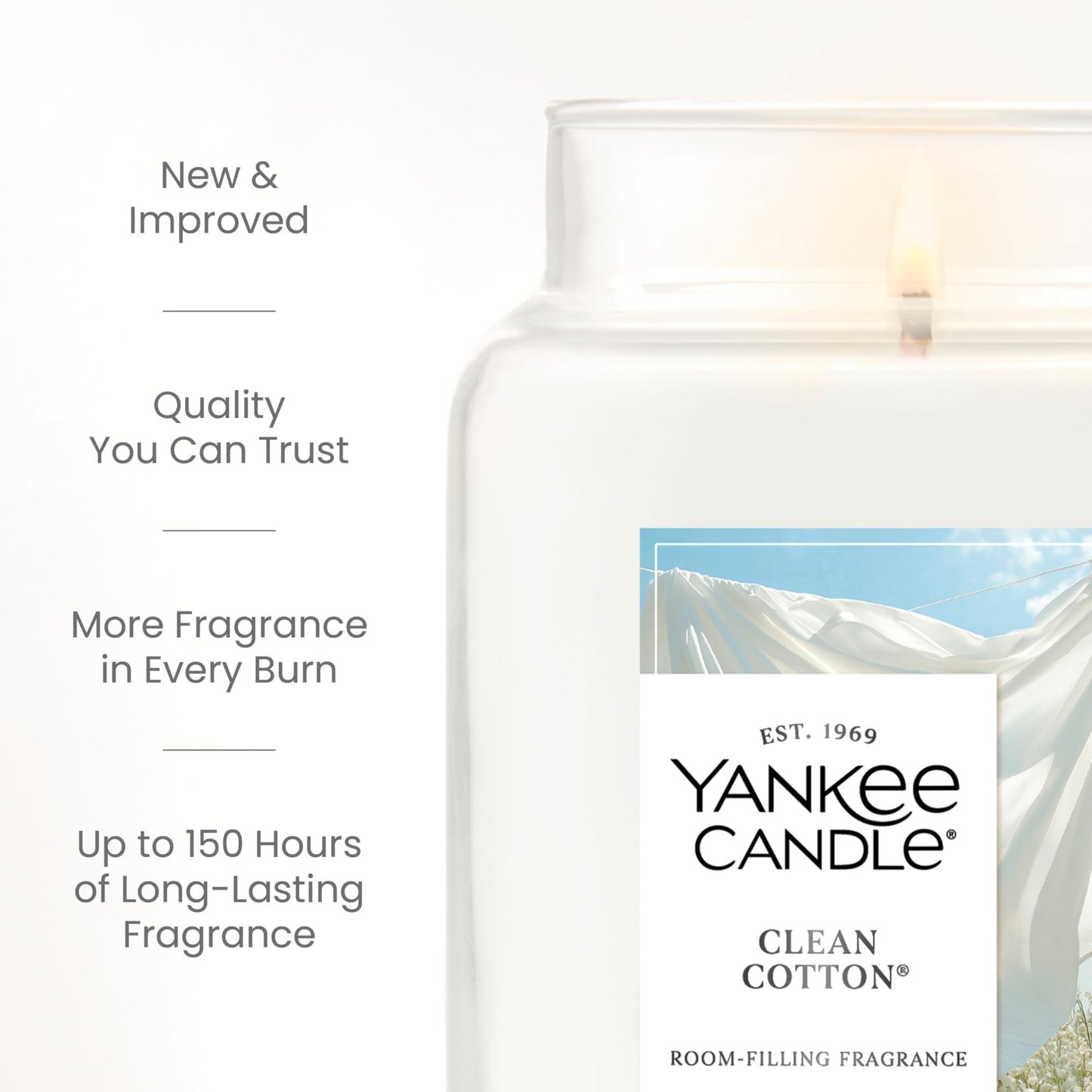Yankee Candle- Large Jar Scented Candle with up to 150 Hour Burn Time