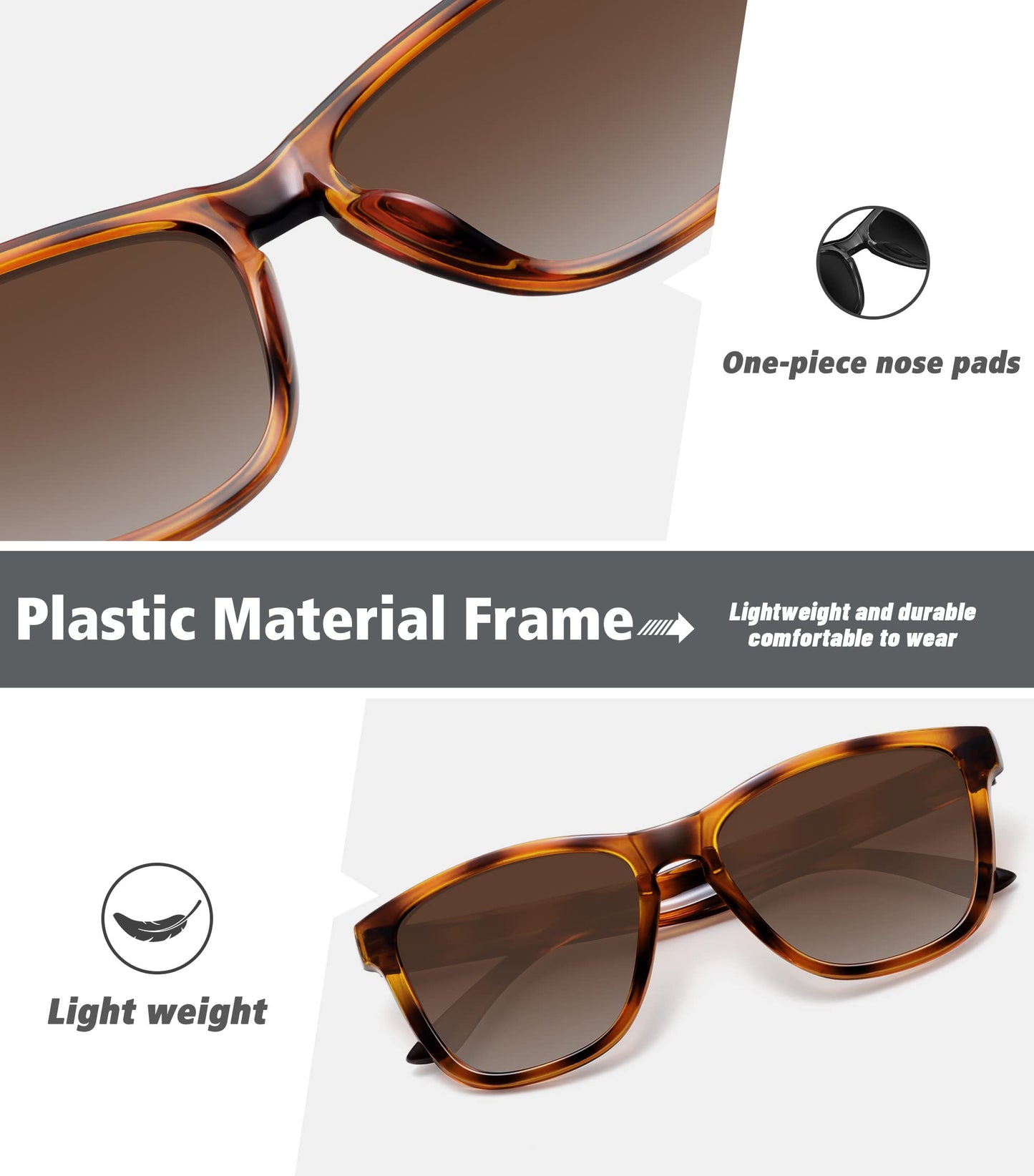 MEETSUN Polarized Sunglasses-Classic Retro Designer Style