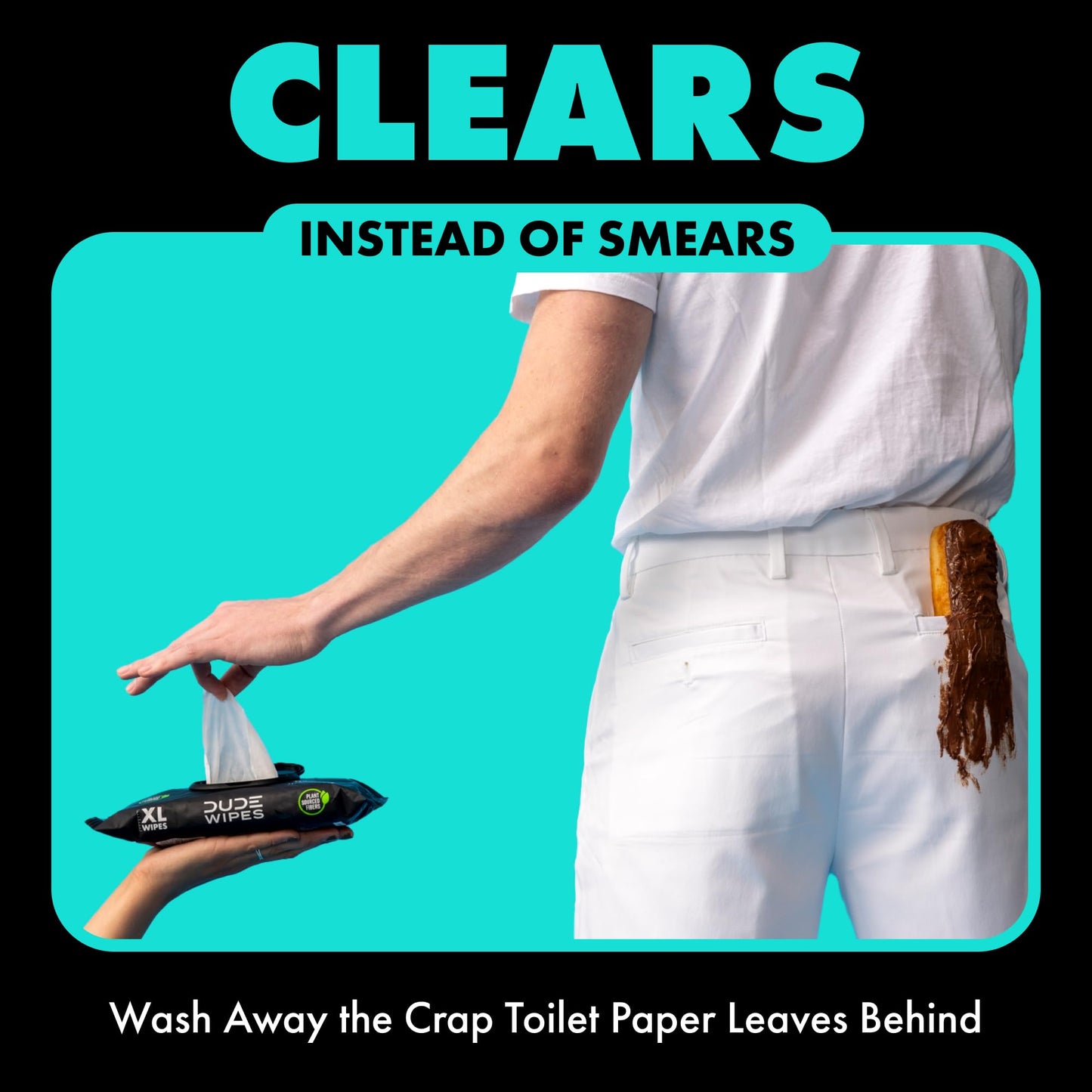 DUDE Wipes - Flushable Wipes Travel Pack - 6 Pack, 108 Wipes