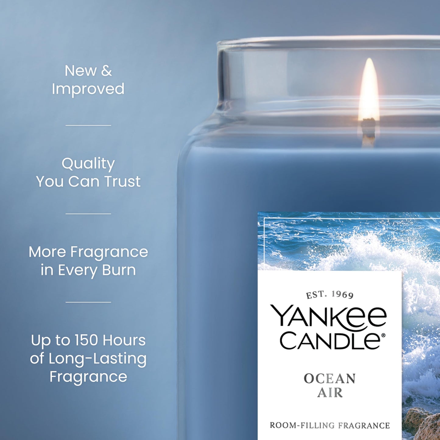 Yankee Candle- Large Jar Scented Candle with up to 150 Hour Burn Time