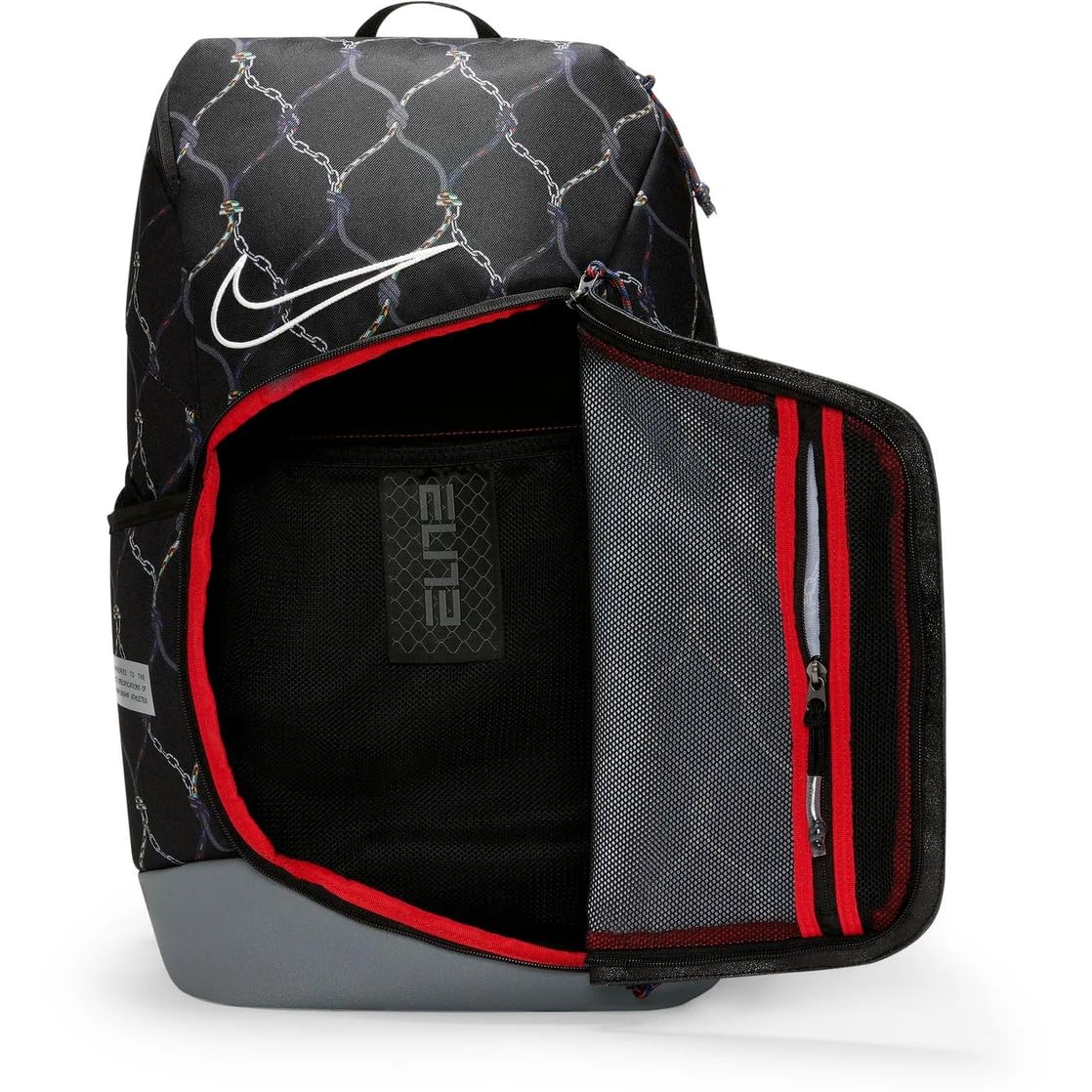 Nike Elite Backpack Black/Anthracite/Metallic Silver One Size, Black/Anthracite/Metallic Silv, One Size