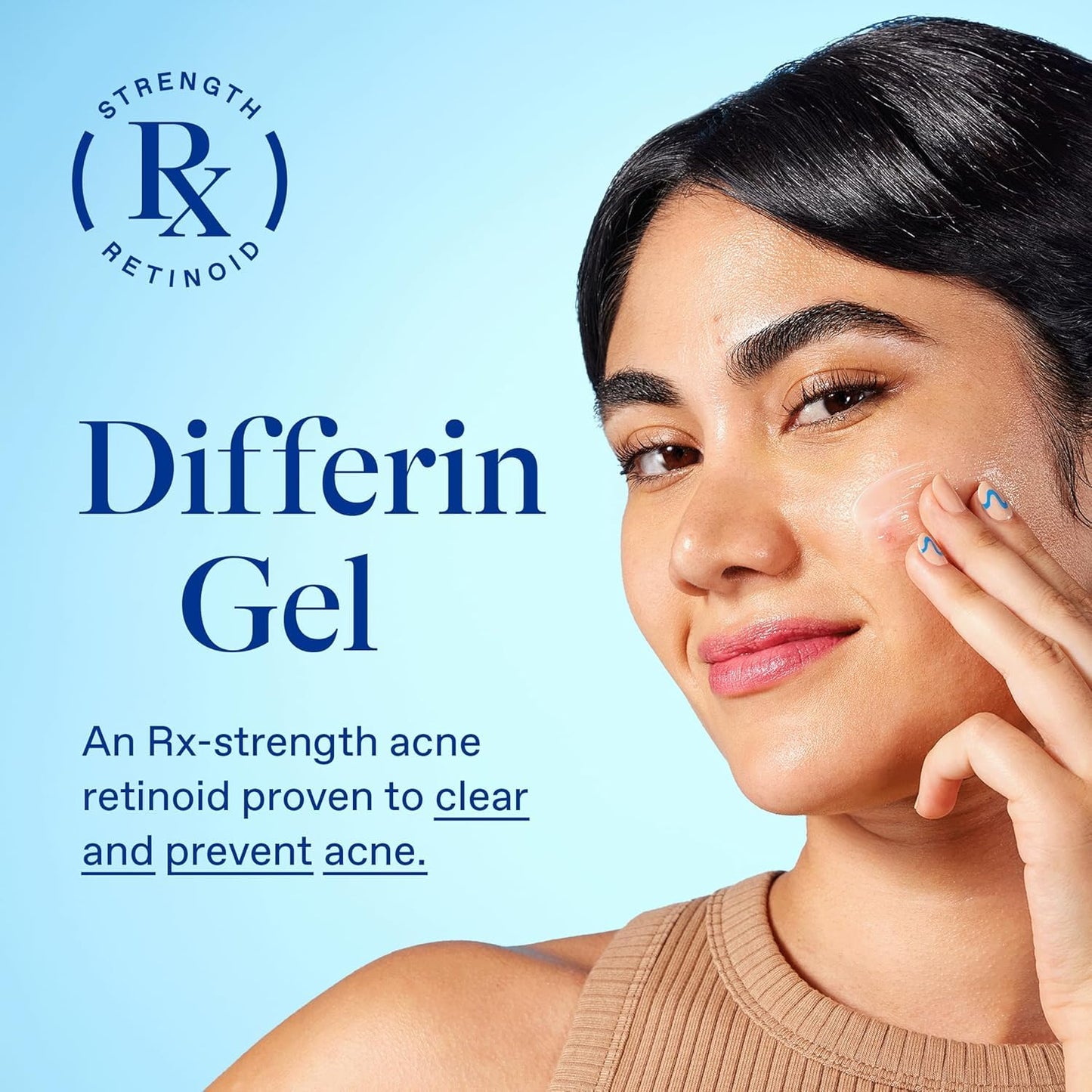Differin Acne Treatment Gel, 45g Tube, Pack of 2 (Packaging May Vary)